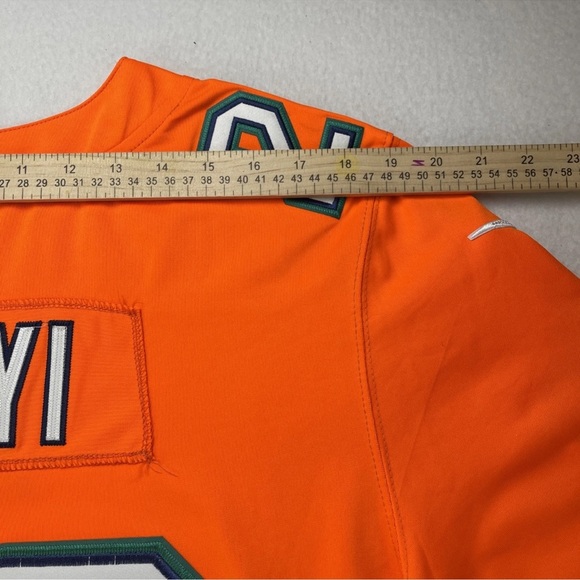 Jay Ajayi #23 Miami Dolphins Nike Vapor Untouchable Color Rush Limited Jersey 52 - Picture 4 of 13
